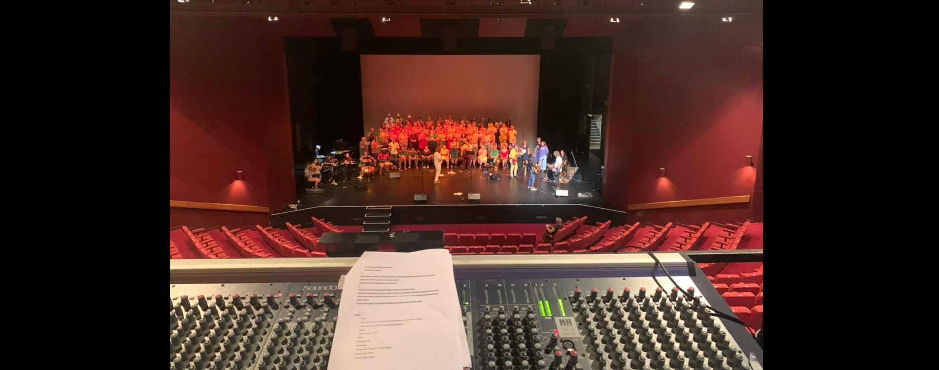 Live Mixing Alice Sings Community Choir Left Of Elephant Sound